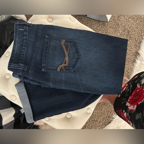 NINE WEST Vintage Boho 30/10 Indigo High Rise Cropped Jeans. - Picture 1 of 5